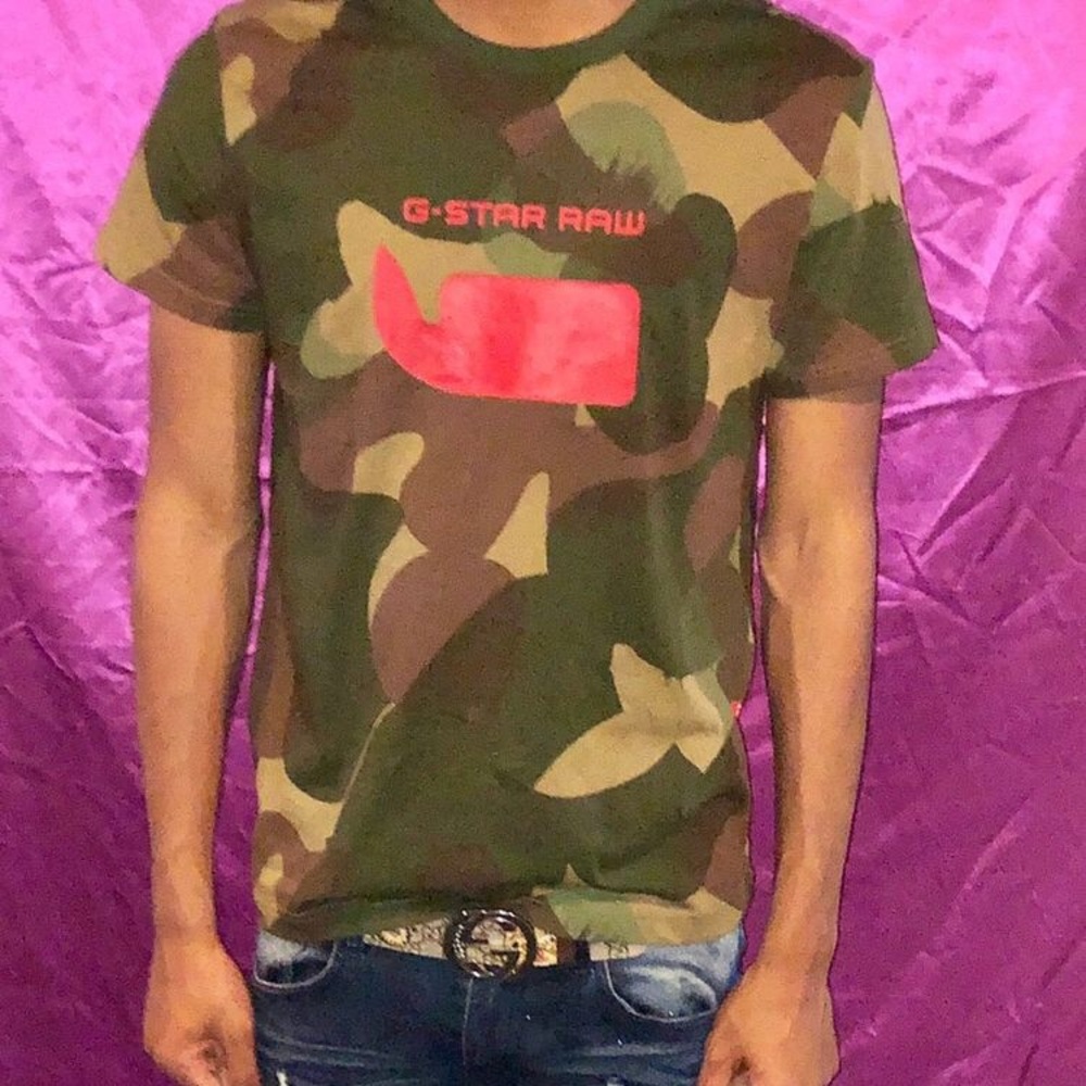 Camouflage Gstar Tee